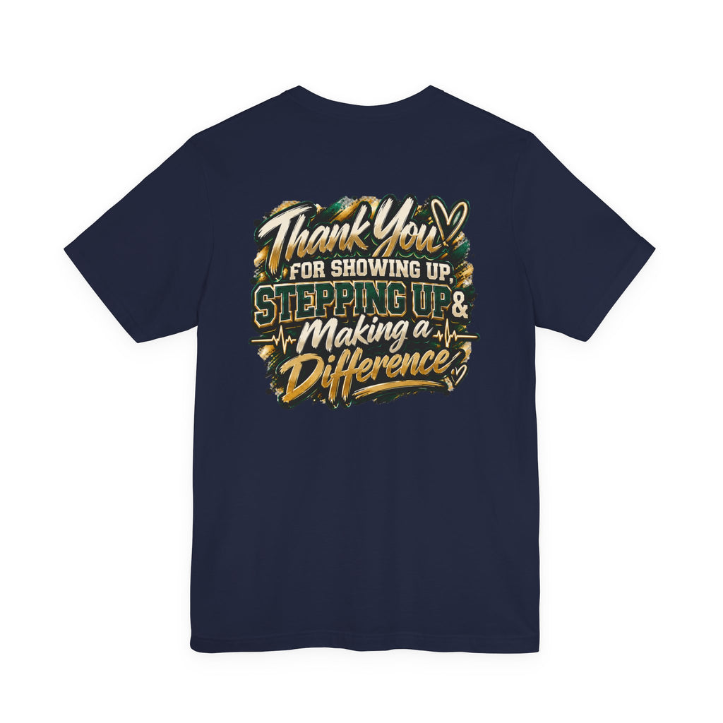 MA Squad 'Built Different' T‑Shirt — Thank You For Showing Up Graphic Tee