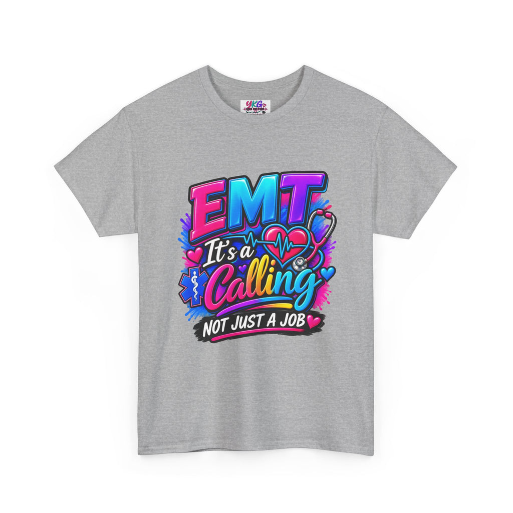 EMT T-Shirt — “It’s a Calling, Not Just a Job” Colorful EMS Tee