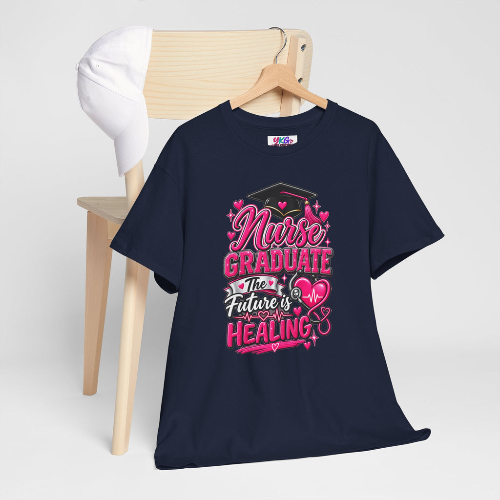 Nurse Graduate Tee – “The Future’s Healing” Graduation Nurse Shirt
