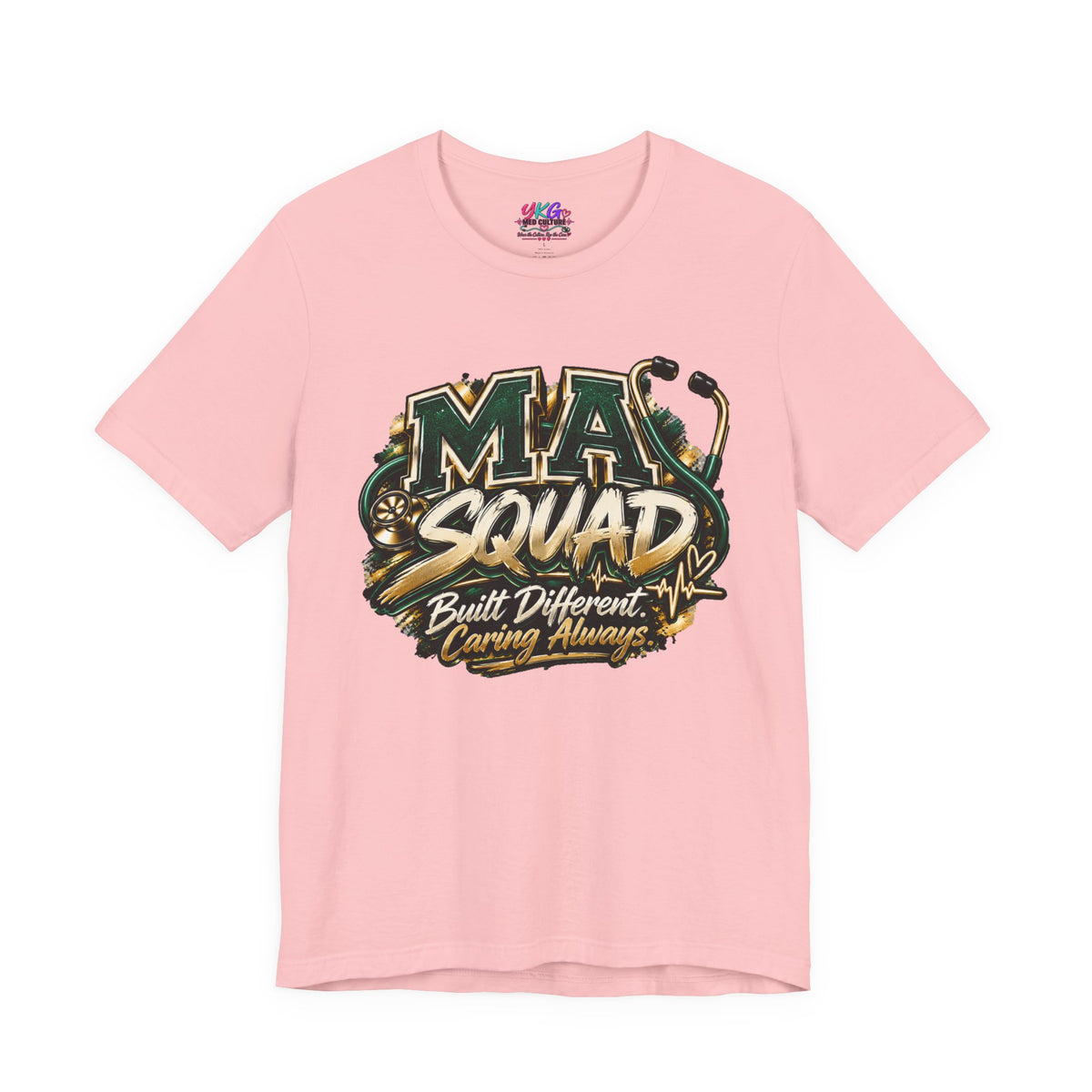 MA Squad 'Built Different' T‑Shirt — Thank You For Showing Up Graphic Tee