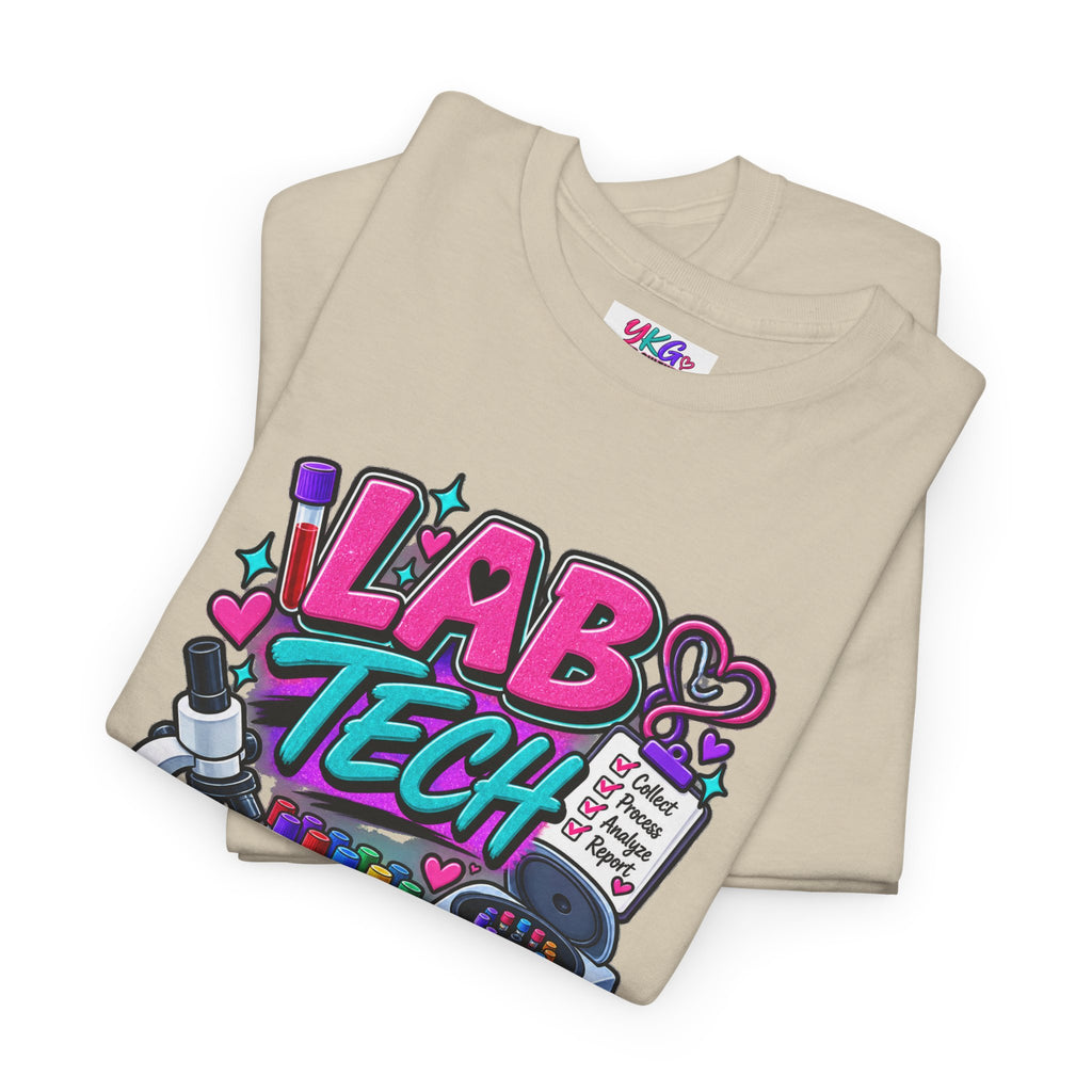 Lab Tech T-Shirt — “Lab Tech: Small Samples, Big Answers” Graphic Tee