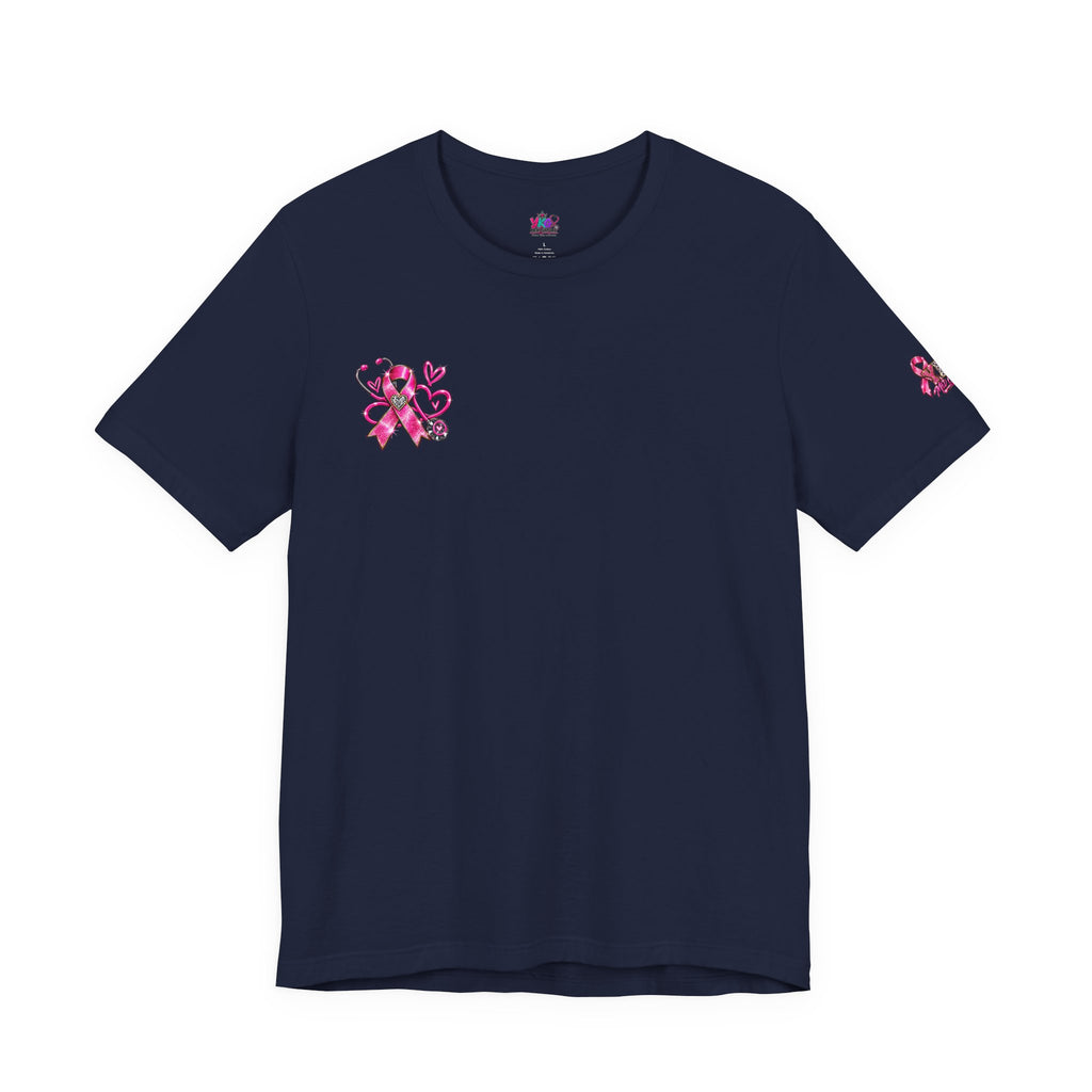 Hope Looks Good On Healthcare Workers T-Shirt — Breast Cancer Awareness Healthcare Tee