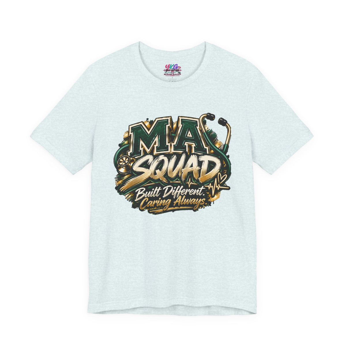 MA Squad 'Built Different' T‑Shirt — Thank You For Showing Up Graphic Tee