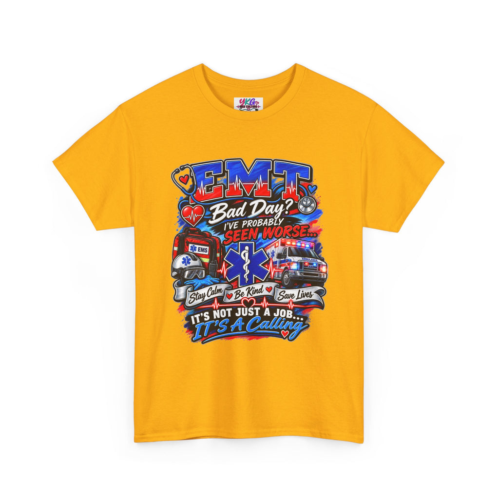 EMT Rescue Tee - "Bad Day? I've Probably Seen Worse" Paramedic Shirt