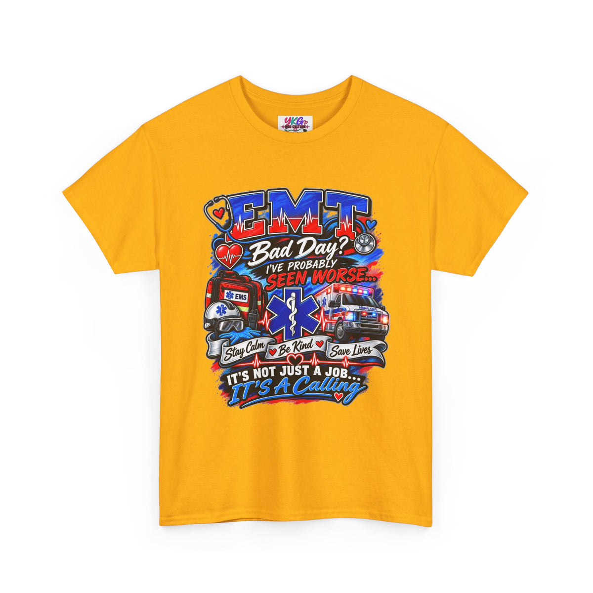 EMT Rescue Tee - "Bad Day? I've Probably Seen Worse" Paramedic Shirt
