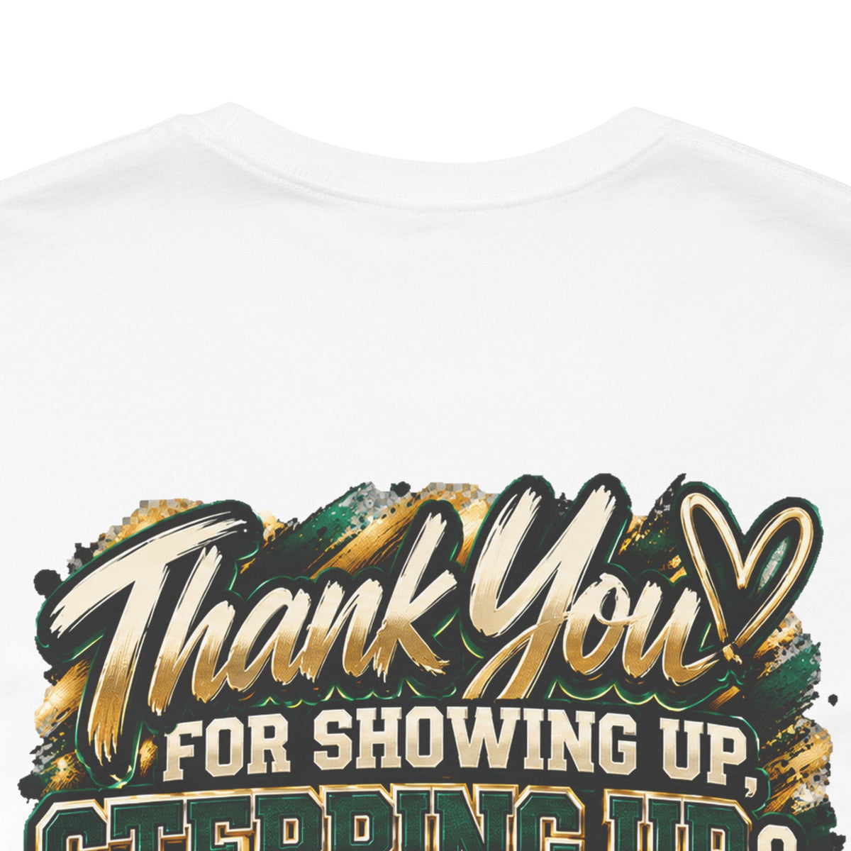 MA Squad 'Built Different' T‑Shirt — Thank You For Showing Up Graphic Tee