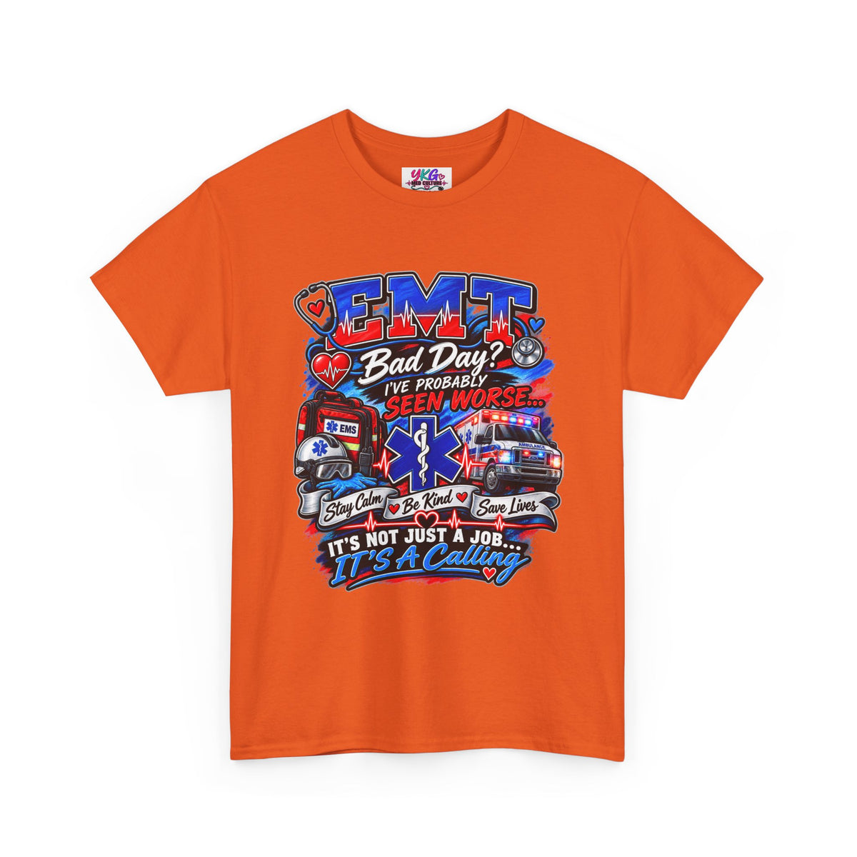 EMT Rescue Tee - "Bad Day? I've Probably Seen Worse" Paramedic Shirt