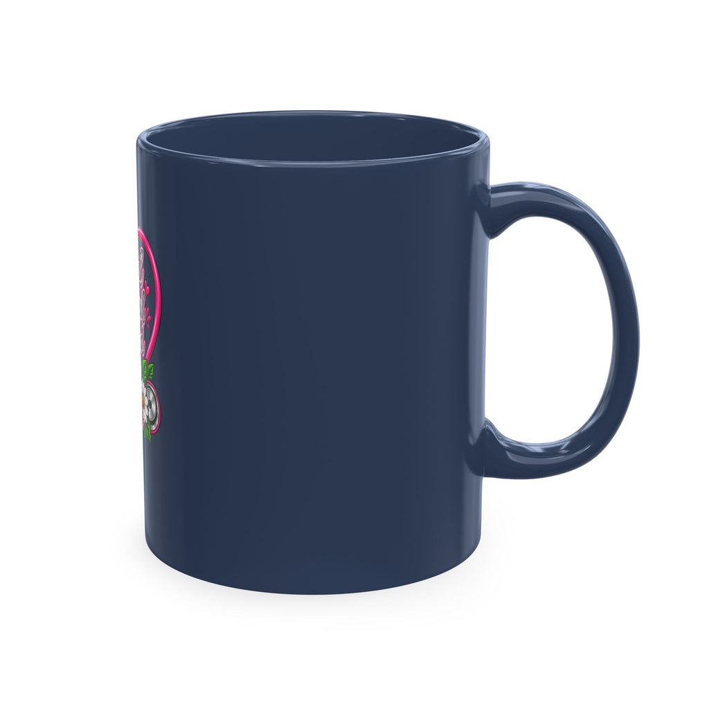 Grateful Thankful Blessed Nurse Mug — Floral Stethoscope Ceramic Coffee Cup