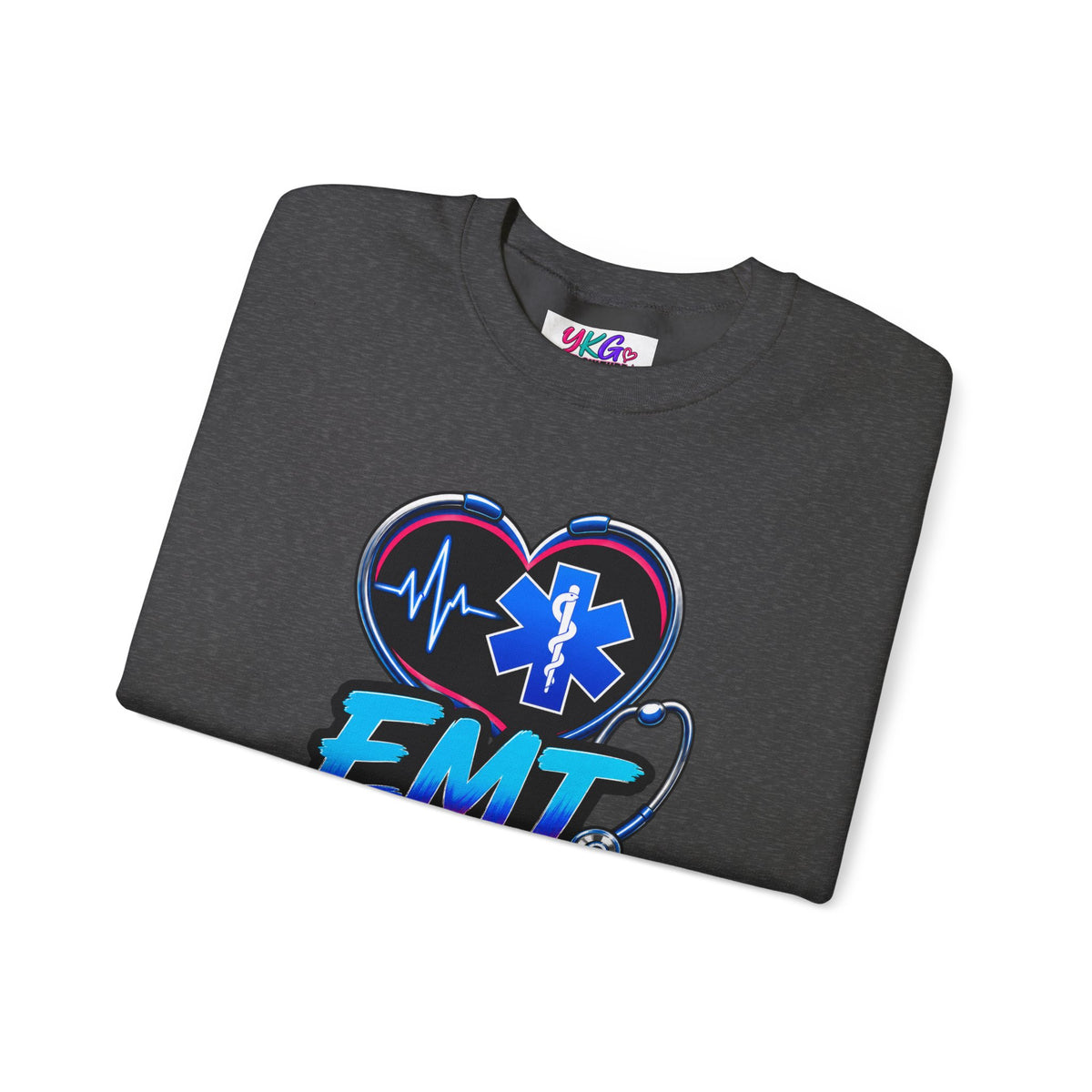 EMT Crewneck Sweatshirt — "Trained • Prepared • Ready to Respond" Paramedic Pullover