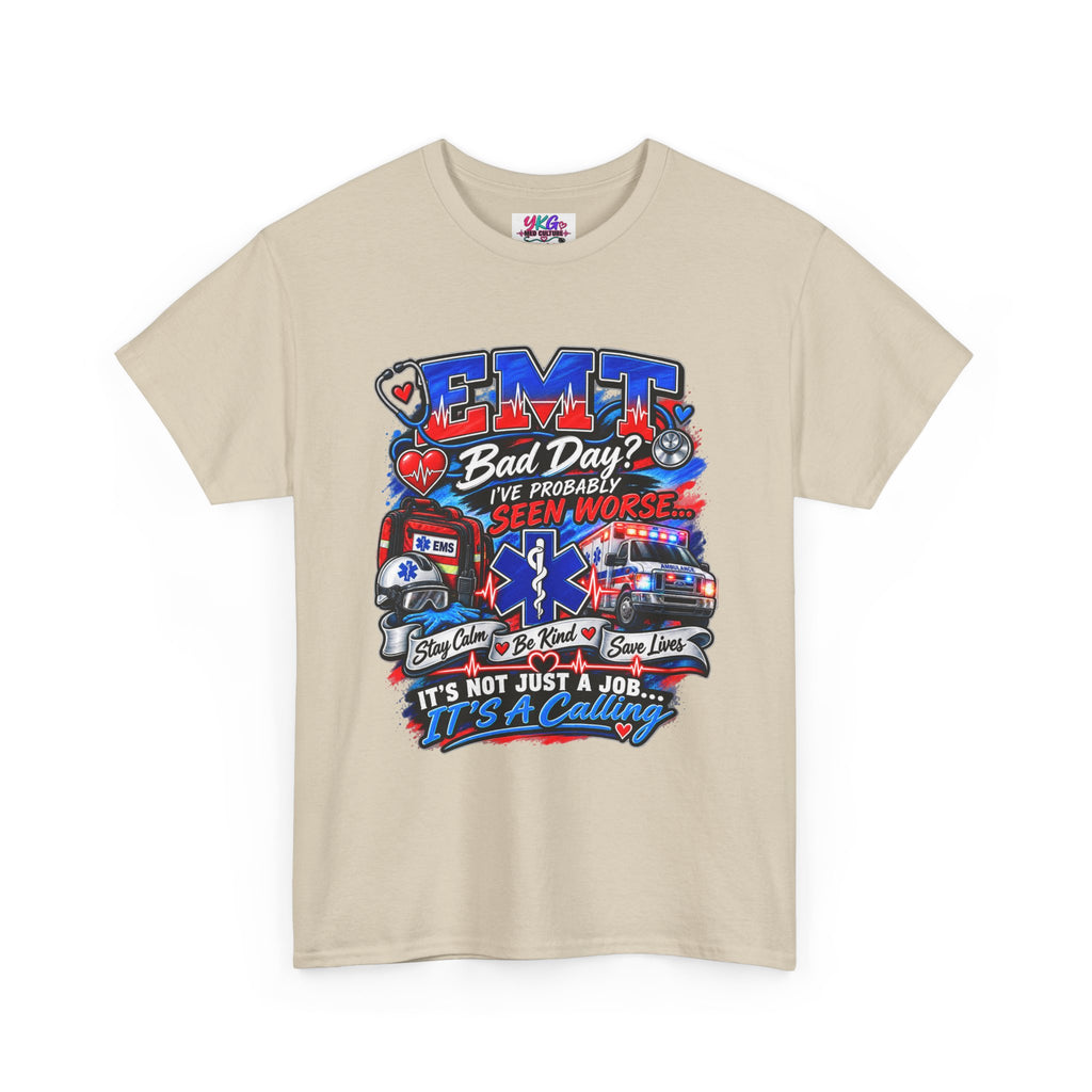 EMT Rescue Tee - "Bad Day? I've Probably Seen Worse" Paramedic Shirt