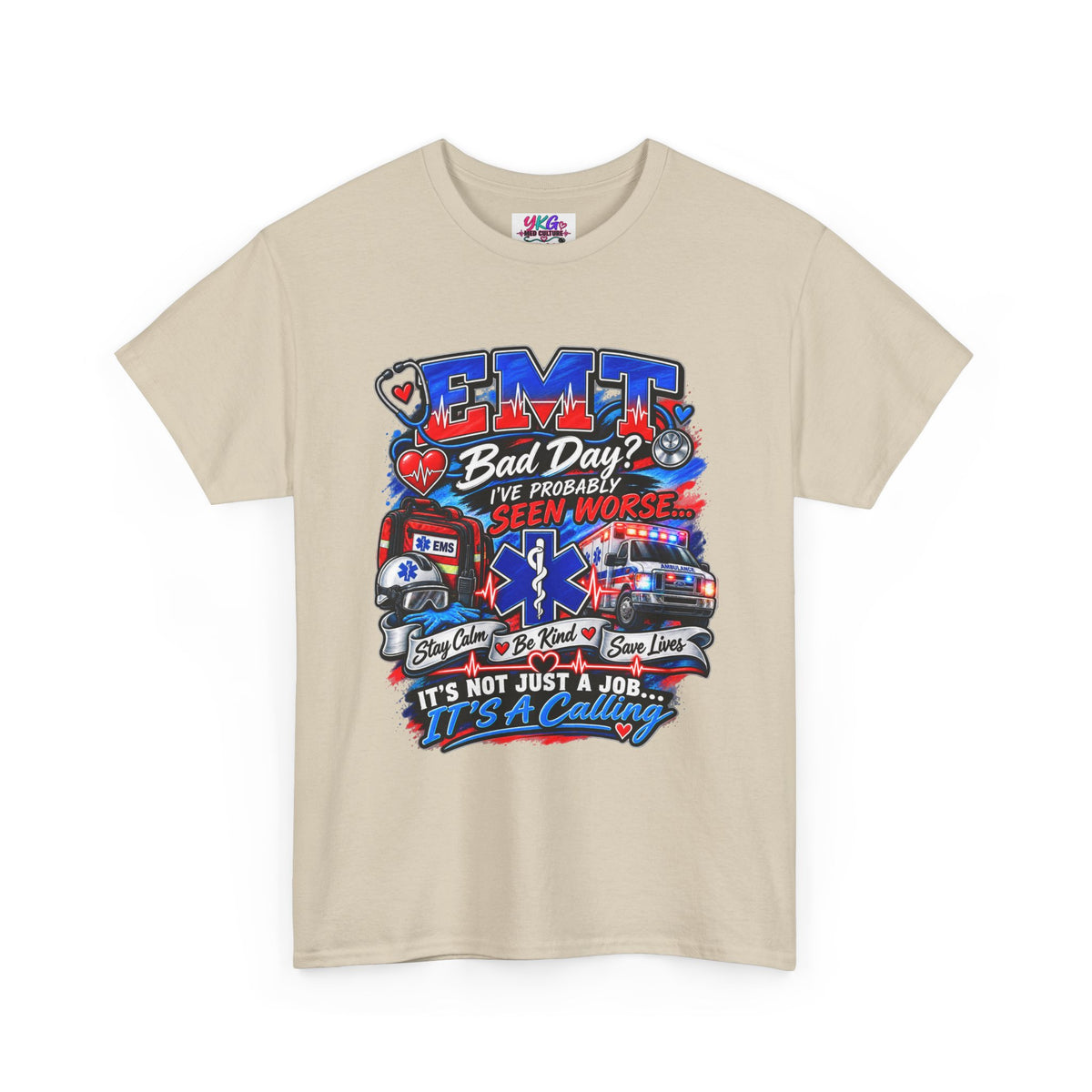 EMT Rescue Tee - "Bad Day? I've Probably Seen Worse" Paramedic Shirt