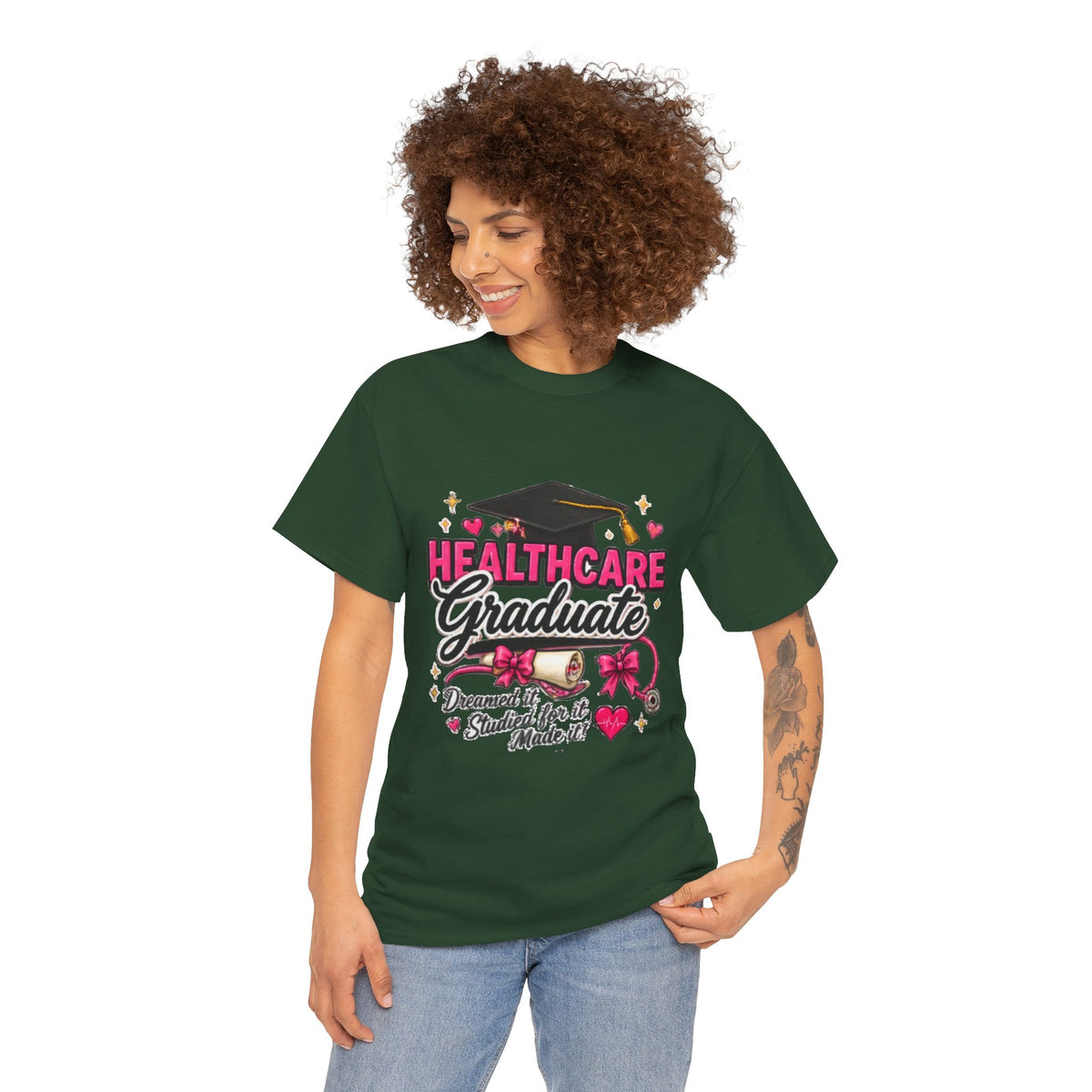 Healthcare Graduate T-Shirt — "Dreams Came True" Graduation Gift