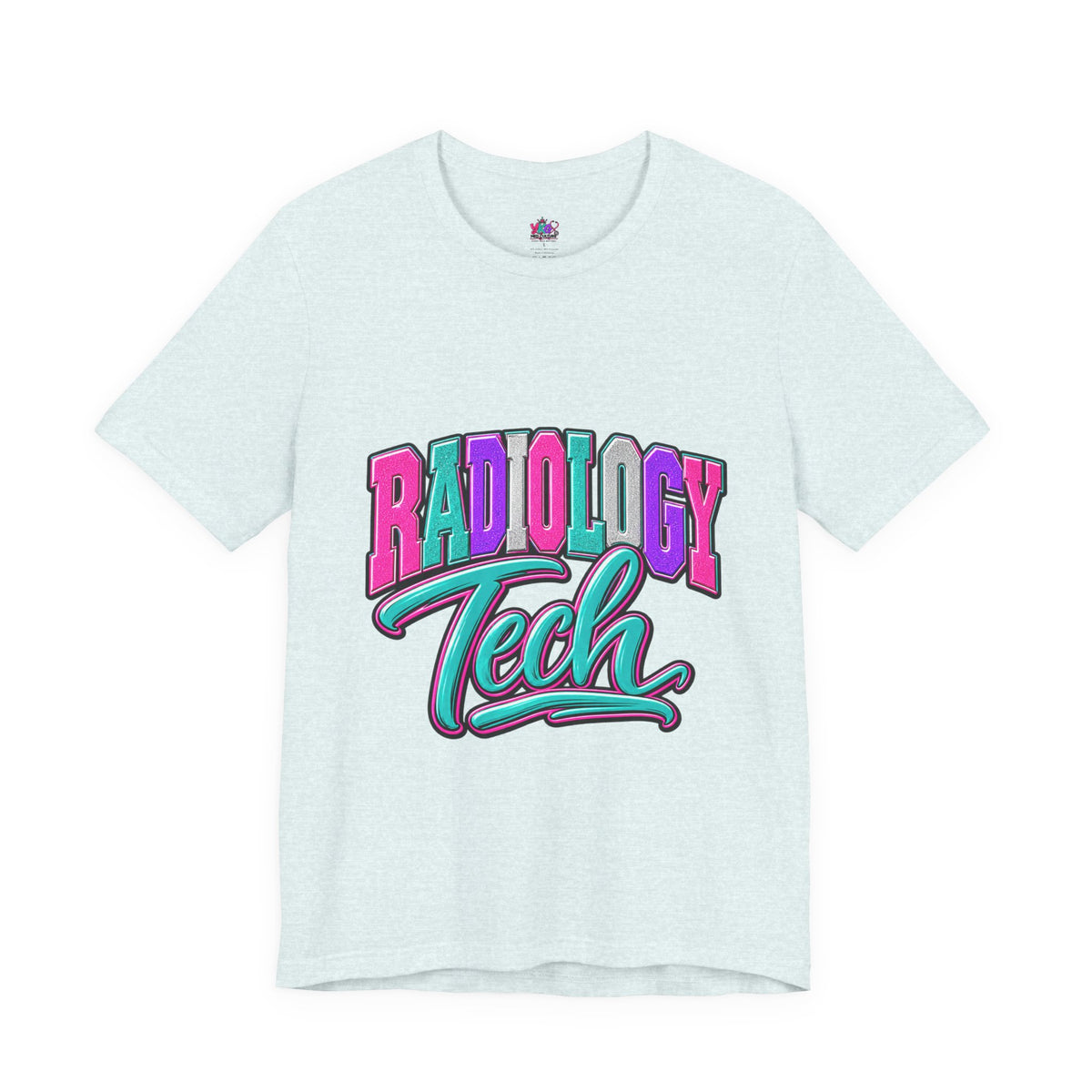 Radiology Tech T‑Shirt — Retro Neon Radiologic Technologist Tee