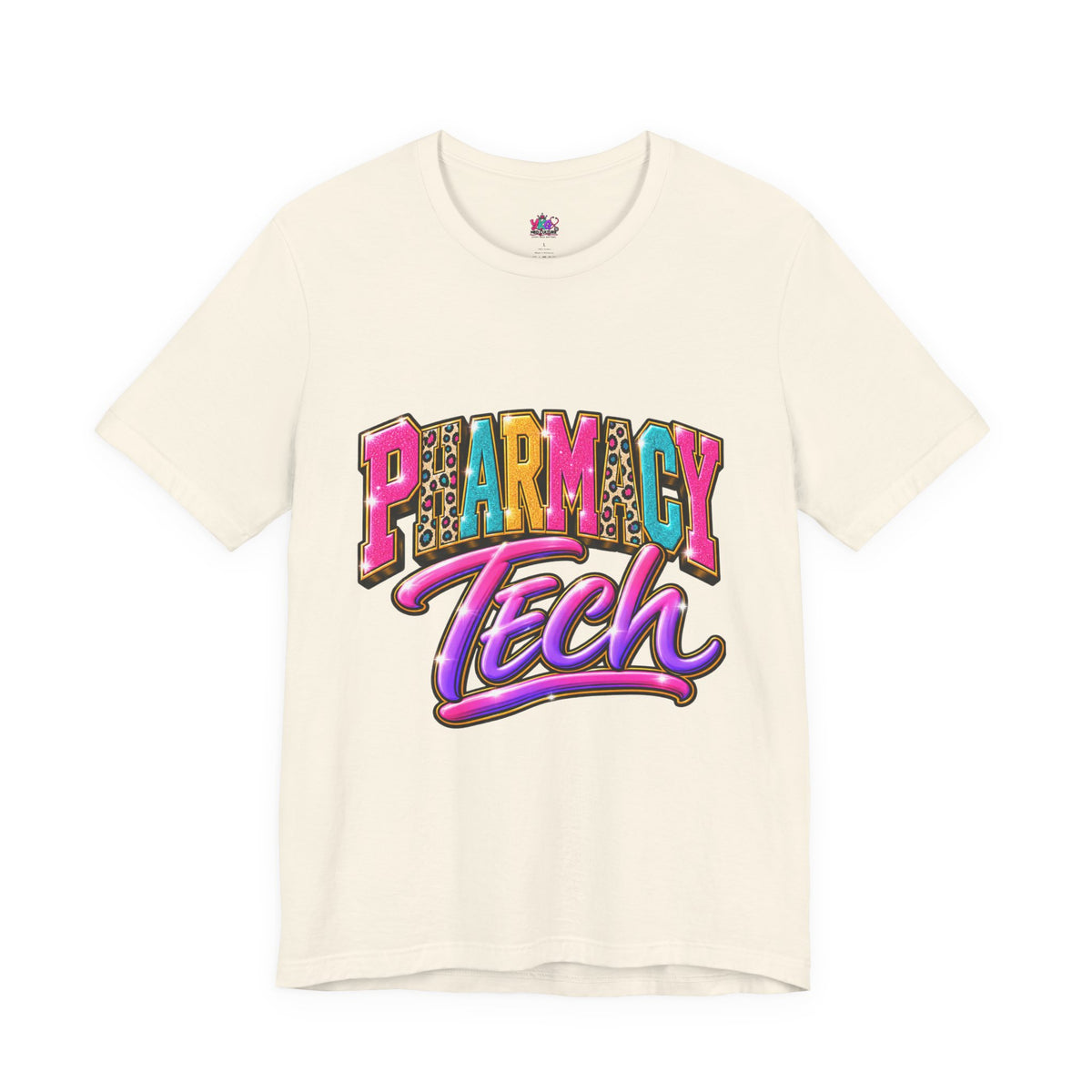 Pharmacy Tech Colorful Graphic Tee