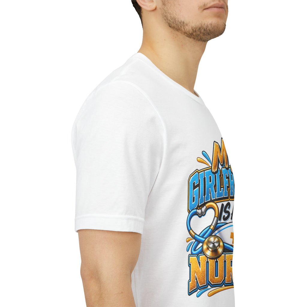 My Girlfriend Is A Nurse T-Shirt — “Basically WebMD With Better Credentials” Graphic Tee