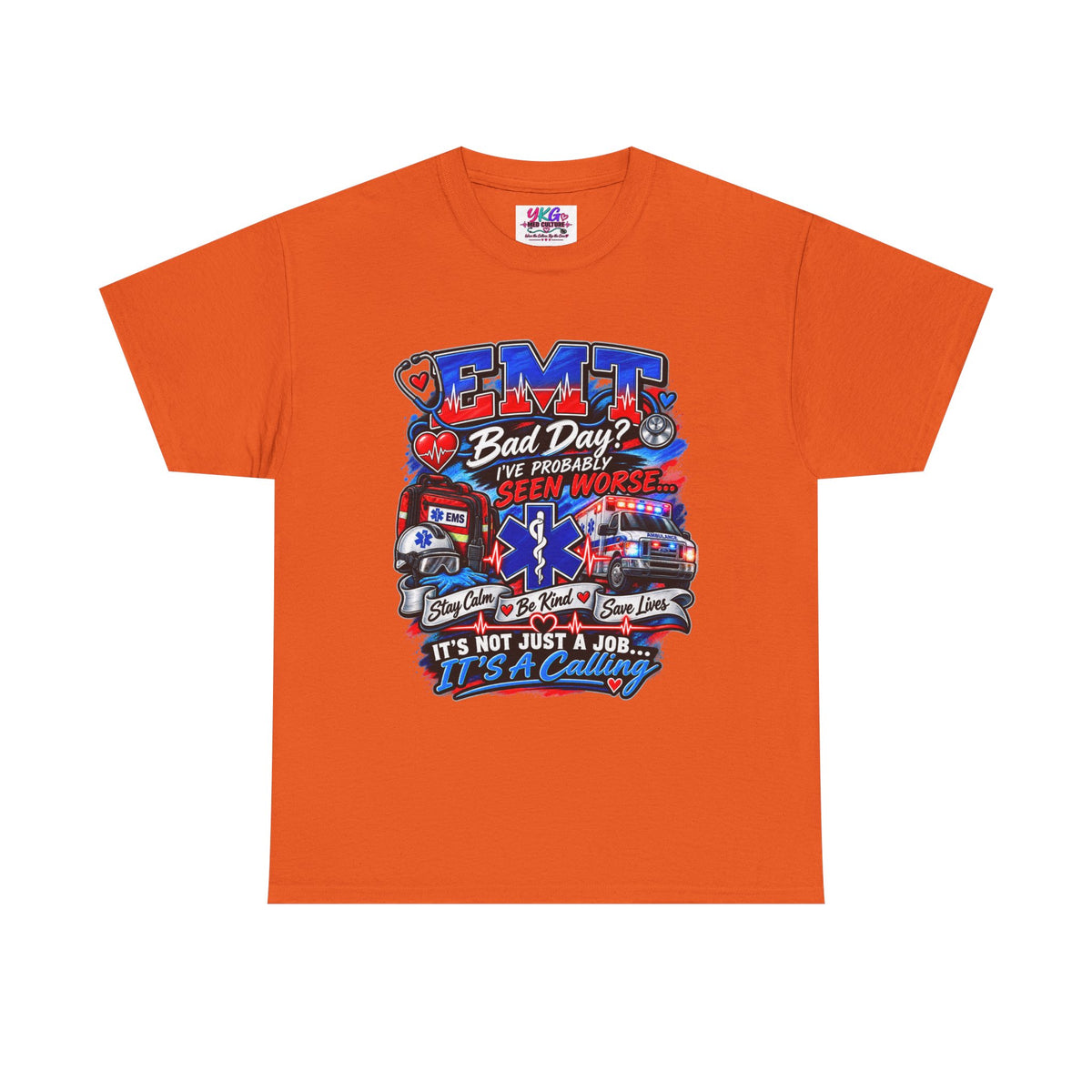 EMT Rescue Tee - "Bad Day? I've Probably Seen Worse" Paramedic Shirt
