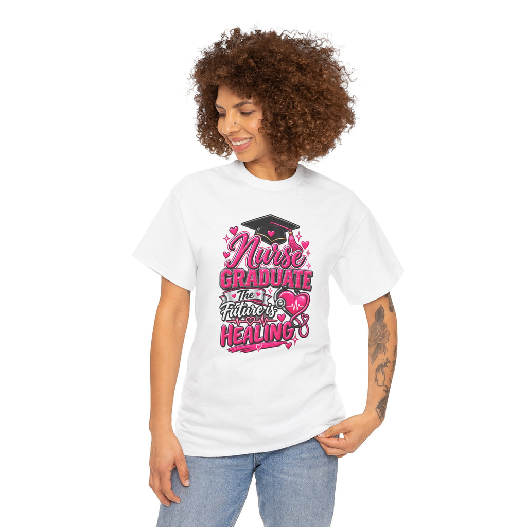 Nurse Graduate Tee – “The Future’s Healing” Graduation Nurse Shirt