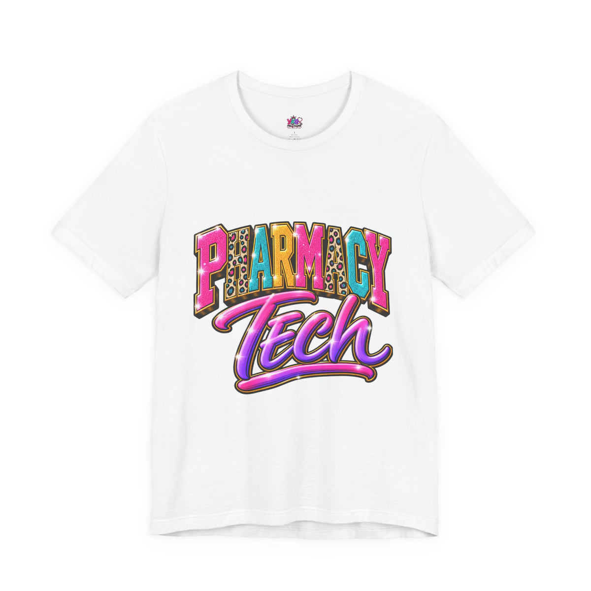 Pharmacy Tech Colorful Graphic Tee