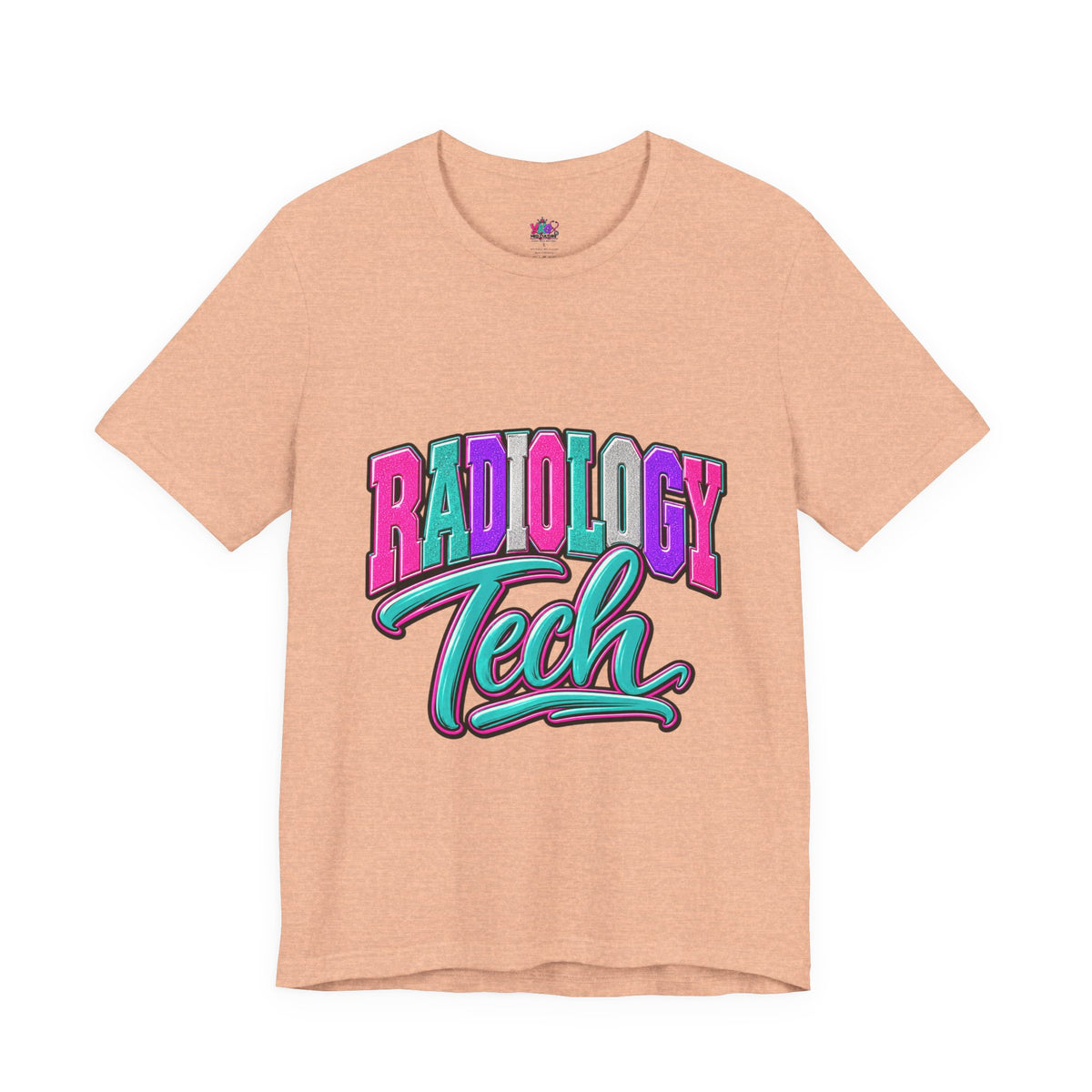 Radiology Tech T‑Shirt — Retro Neon Radiologic Technologist Tee