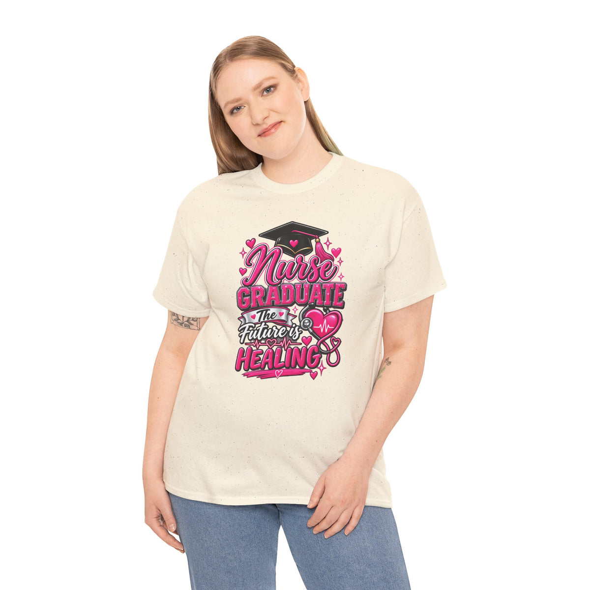 Nurse Graduate Tee – “The Future’s Healing” Graduation Nurse Shirt