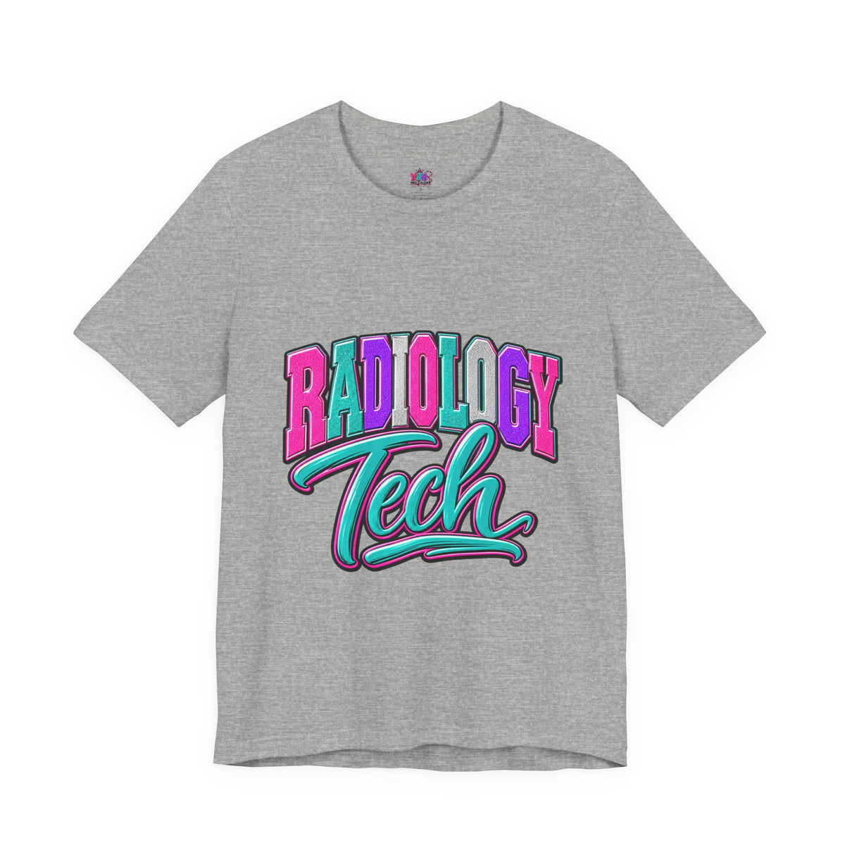 Radiology Tech T‑Shirt — Retro Neon Radiologic Technologist Tee