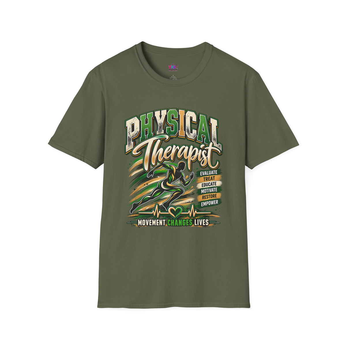 Physical Therapist T-Shirt — Proud PT Graphic Tee (Educate, Treat, Empower)