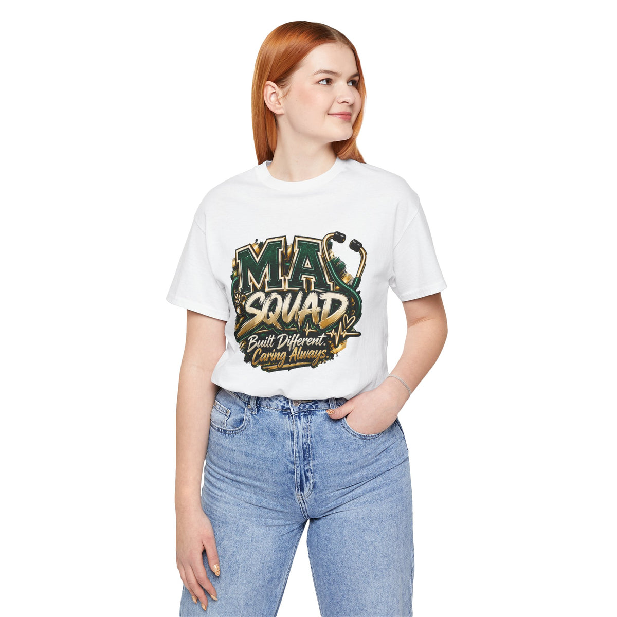 MA Squad 'Built Different' T‑Shirt — Thank You For Showing Up Graphic Tee