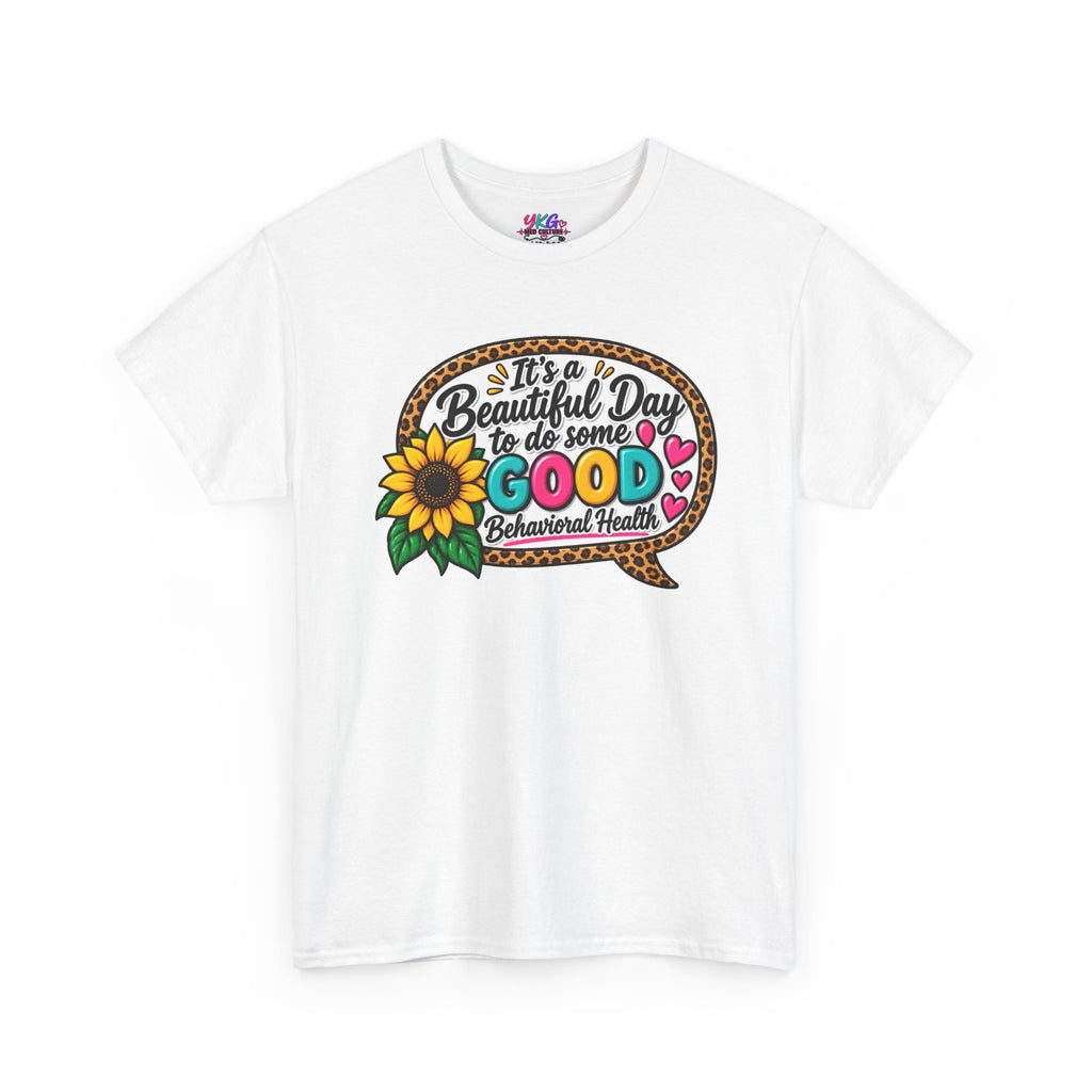 It's a Beautiful Day T‑Shirt — "Do Some Good" Floral Positive Vibes Tee