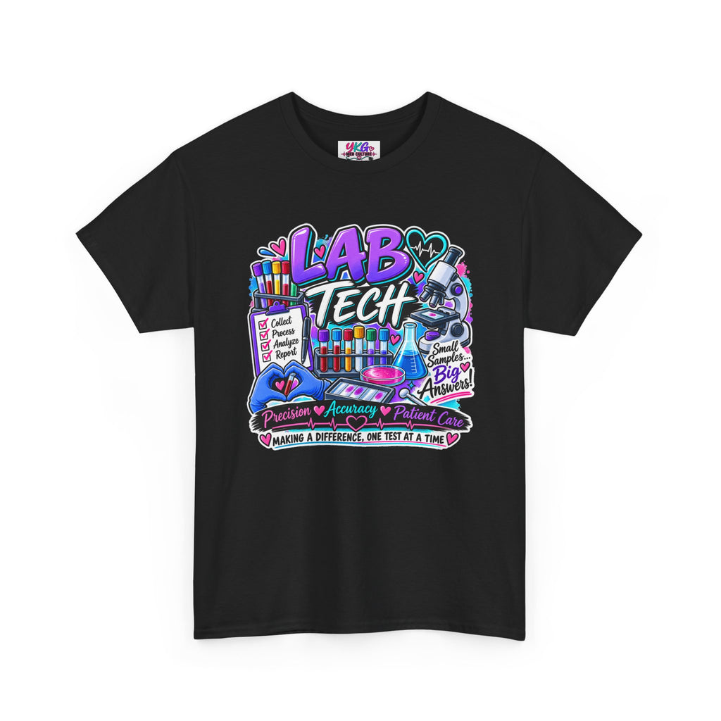Lab Tech Graphic Tee — Funny Laboratory Technician Shirt
