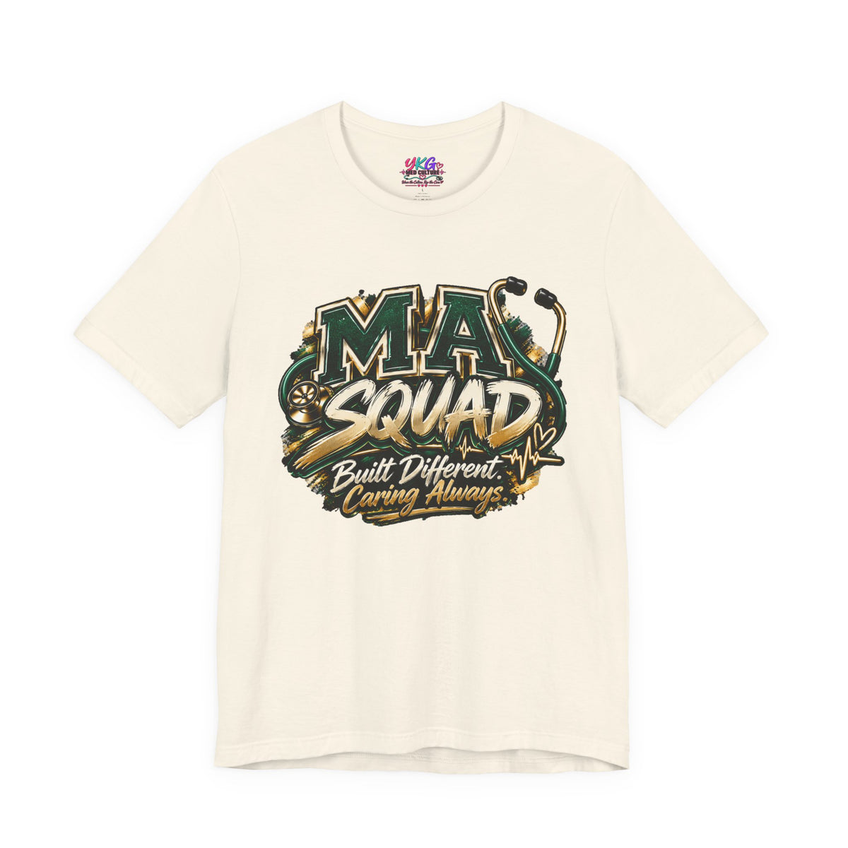 MA Squad 'Built Different' T‑Shirt — Thank You For Showing Up Graphic Tee