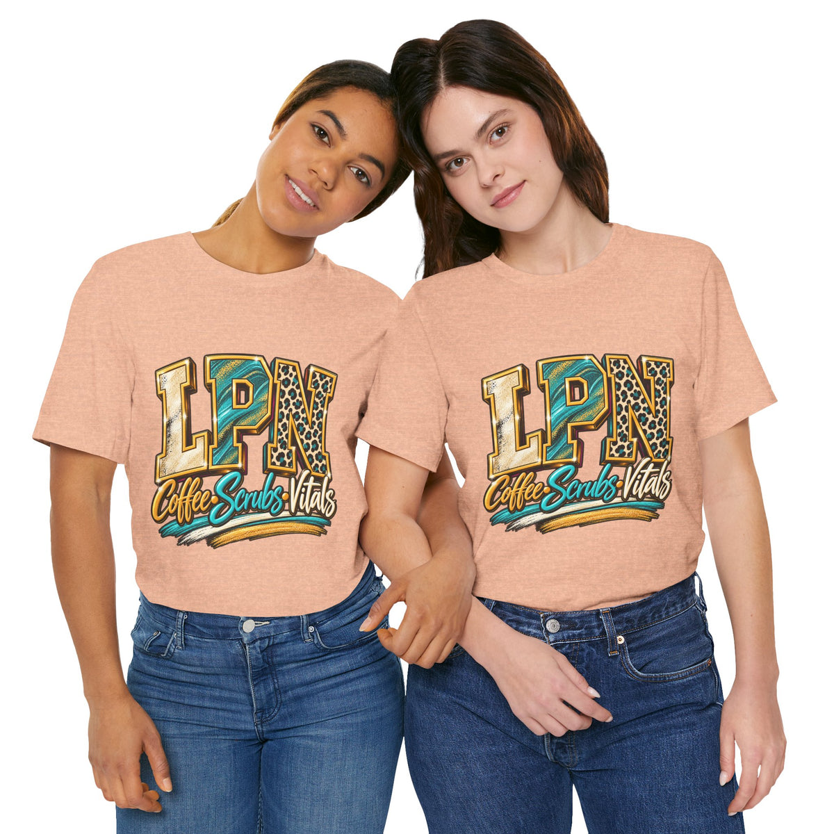 LPN Coffee Scrubs Vitals Tee — Nurse Graphic T-Shirt for Licensed Practical Nurses
