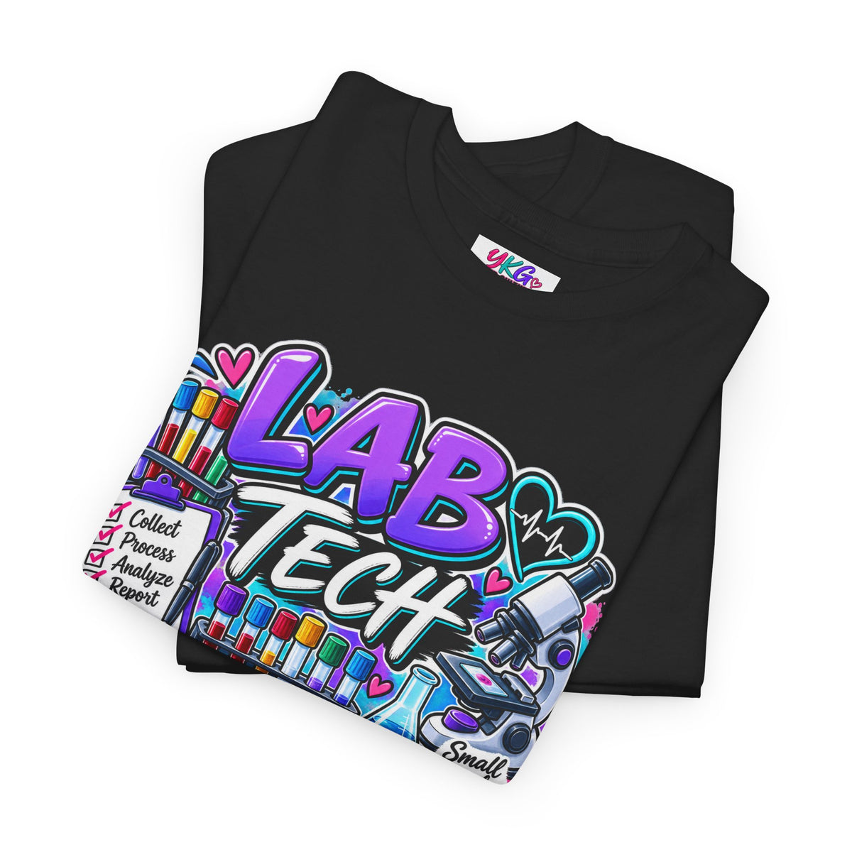 Lab Tech Graphic Tee — Funny Laboratory Technician Shirt