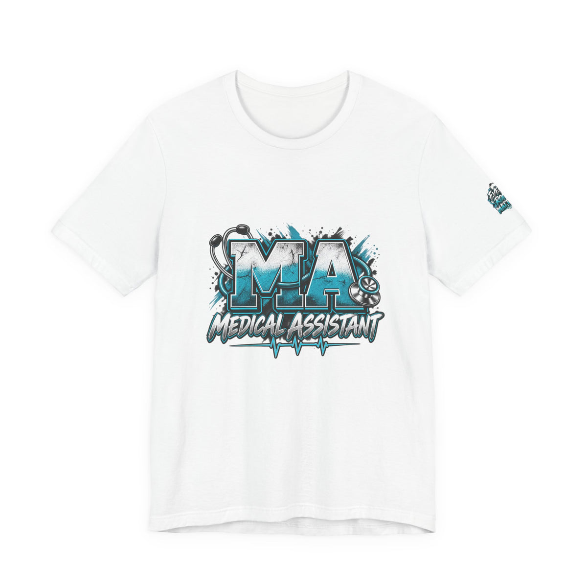Medical Assistant T-Shirt — “MA Medical Assistant” Men’s Healthcare Jersey Graphic Tee