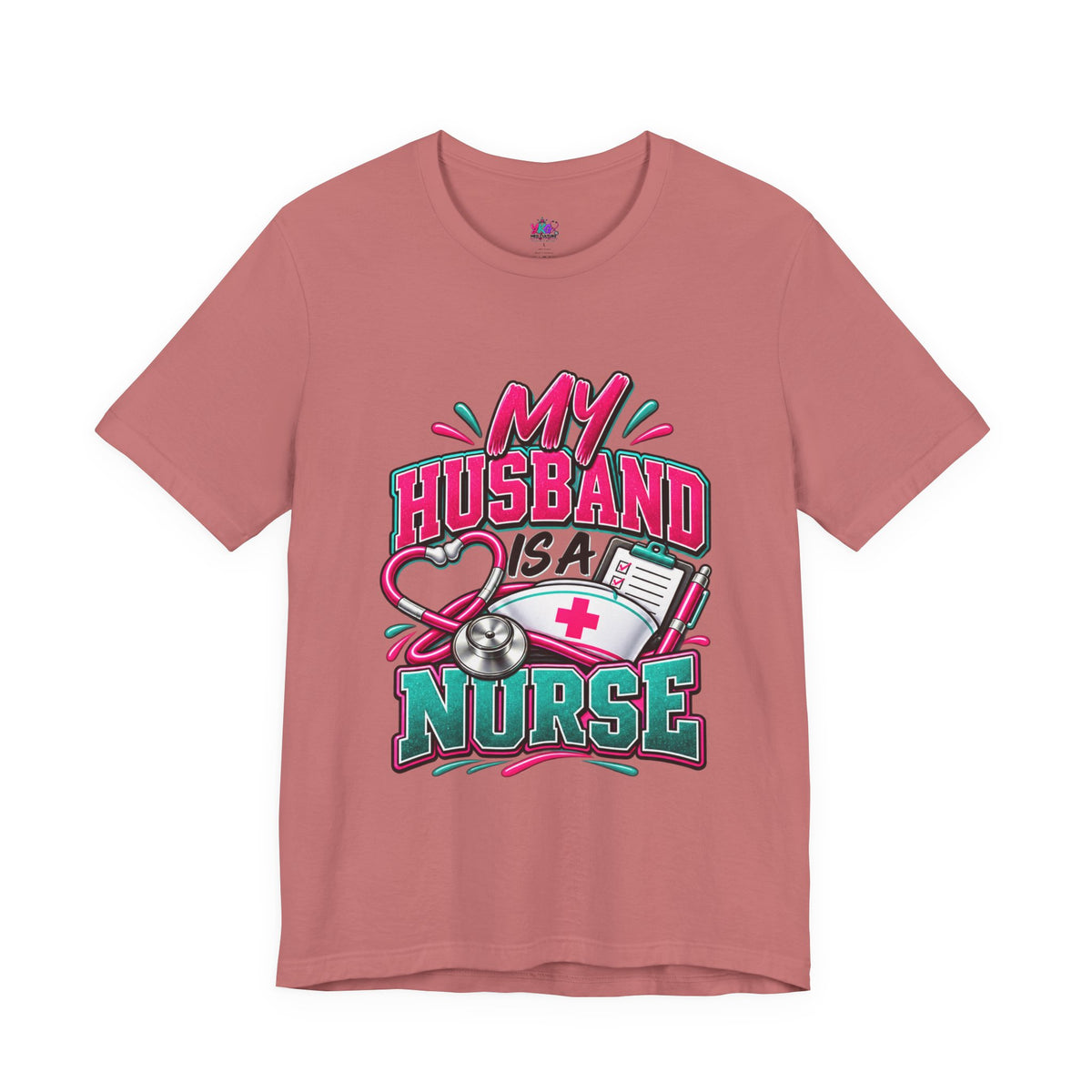 My Husband Is A Nurse Tee — Free Medical Advice Graphic T-Shirt