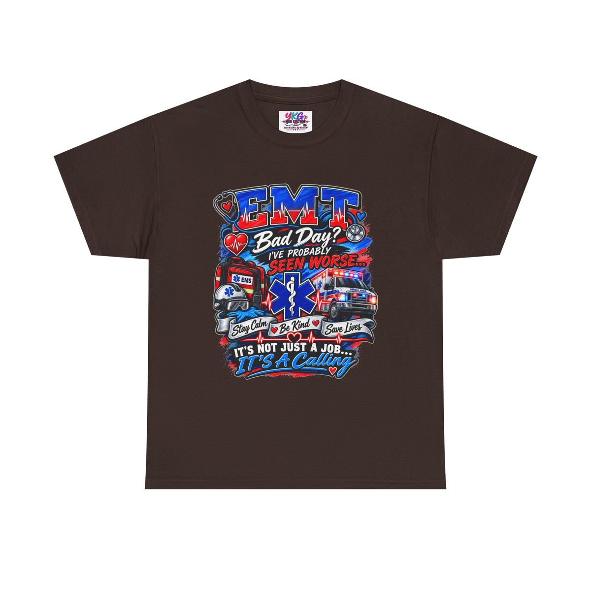 EMT Rescue Tee - "Bad Day? I've Probably Seen Worse" Paramedic Shirt