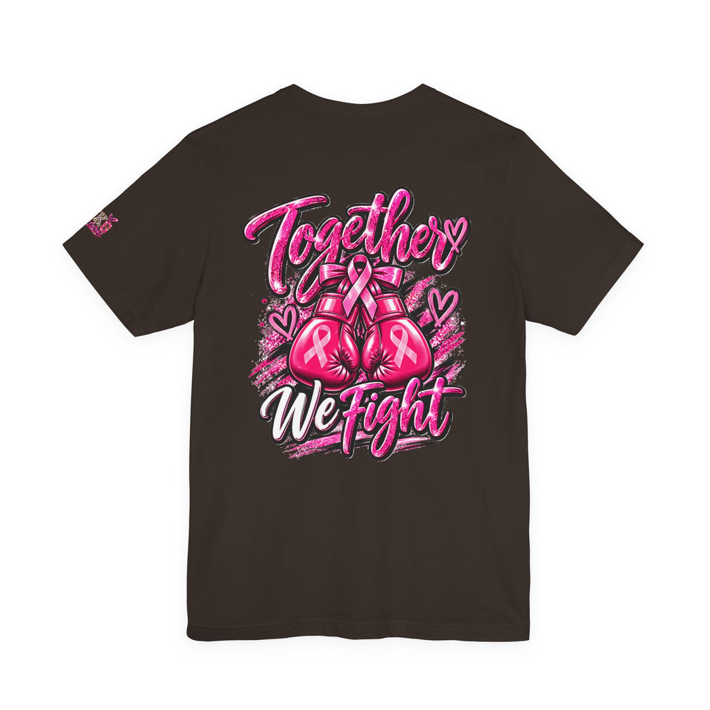 Breast Cancer Awareness Healthcare Heroes Tee — "Together We Fight" Pink Ribbon Shirt