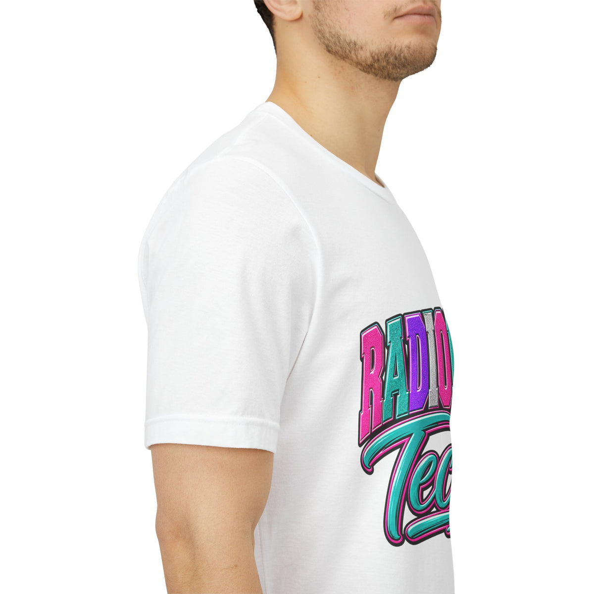 Radiology Tech T‑Shirt — Retro Neon Radiologic Technologist Tee