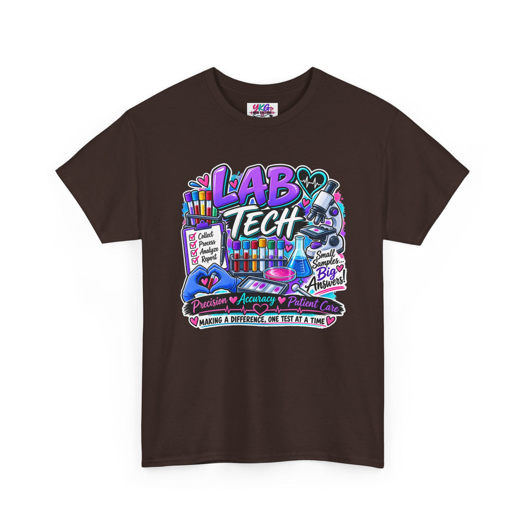 Lab Tech Graphic Tee — Funny Laboratory Technician Shirt