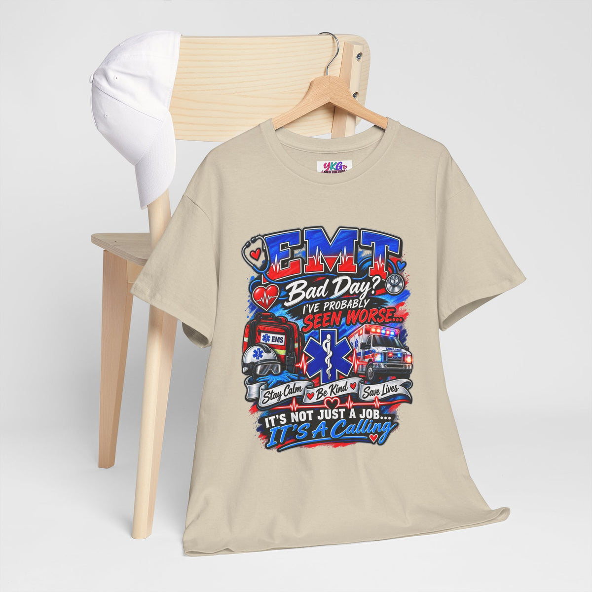 EMT Rescue Tee - "Bad Day? I've Probably Seen Worse" Paramedic Shirt