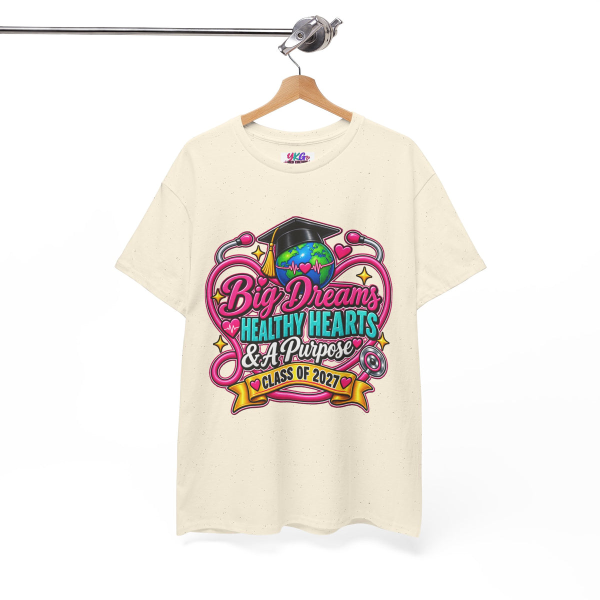 Graduation Tee - "Big Dreams, Healthy Hearts & A Purpose" Class of 2027