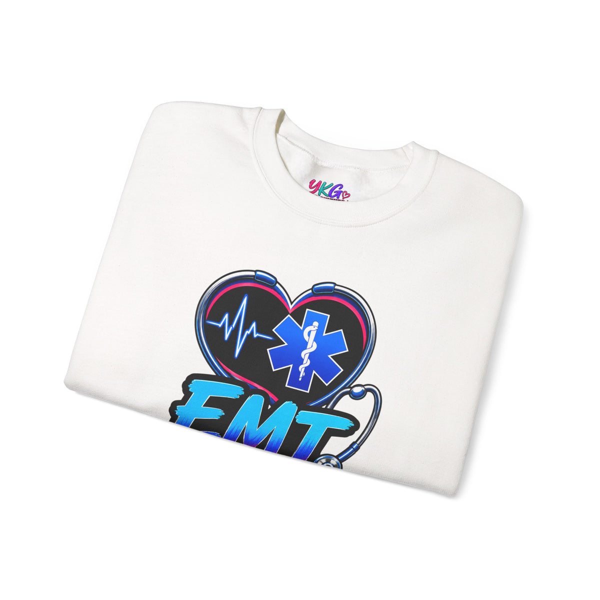 EMT Crewneck Sweatshirt — "Trained • Prepared • Ready to Respond" Paramedic Pullover