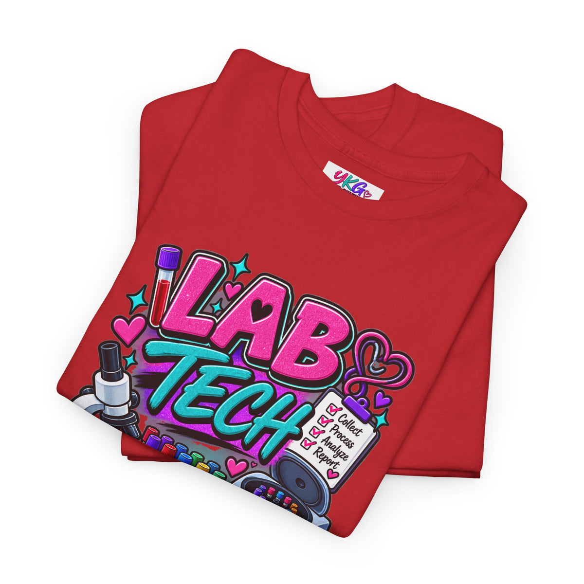 Lab Tech T-Shirt — “Lab Tech: Small Samples, Big Answers” Graphic Tee
