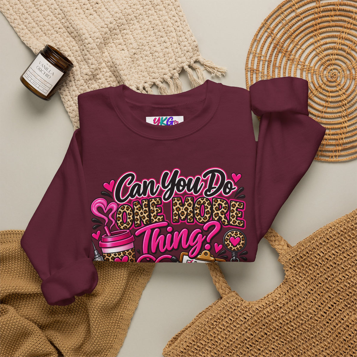 “Can You Do One More Thing? Is Basically My Job Description” Crewneck Sweatshirt