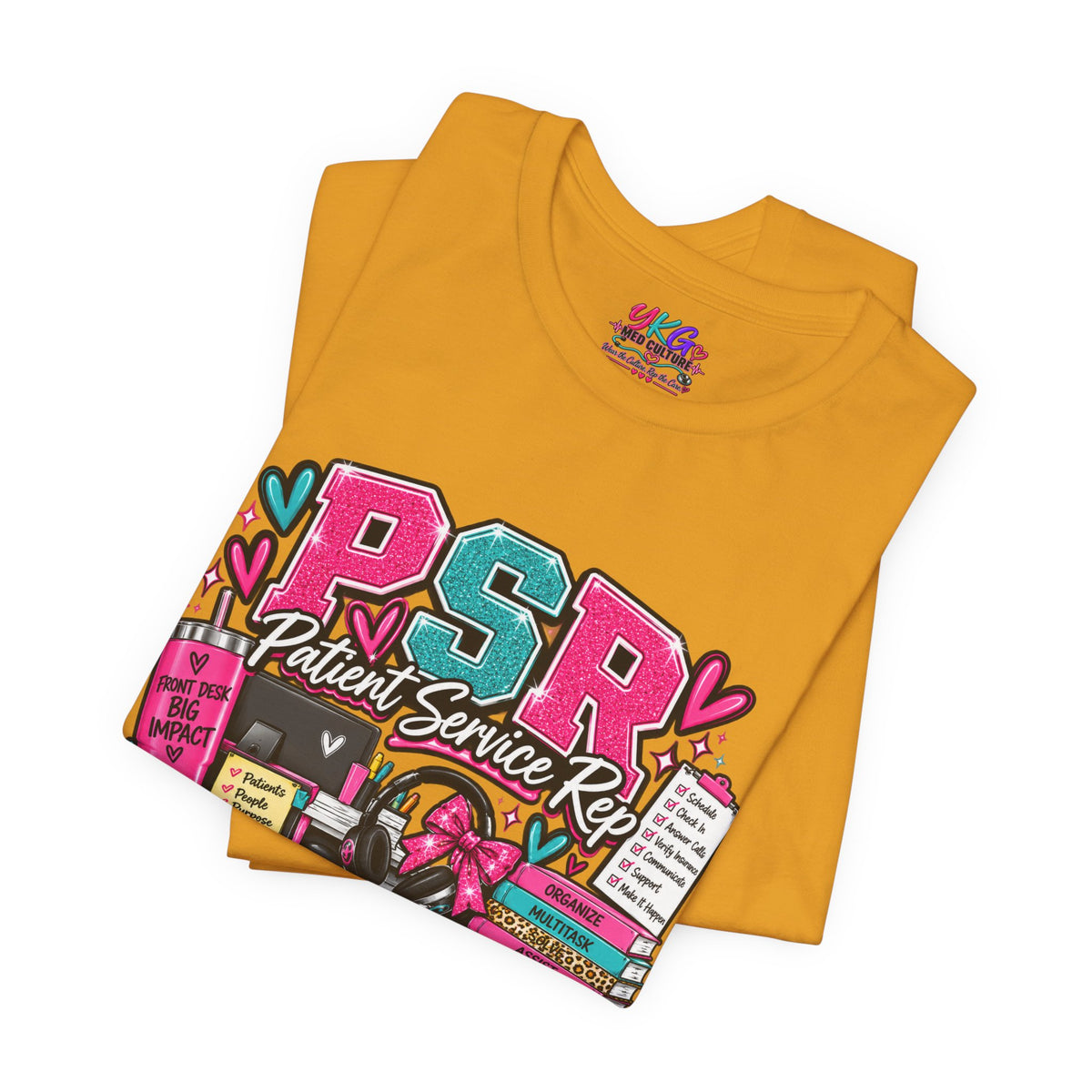 Patient Service Rep T‑Shirt — "More Than a Front Desk" Medical Receptionist Tee