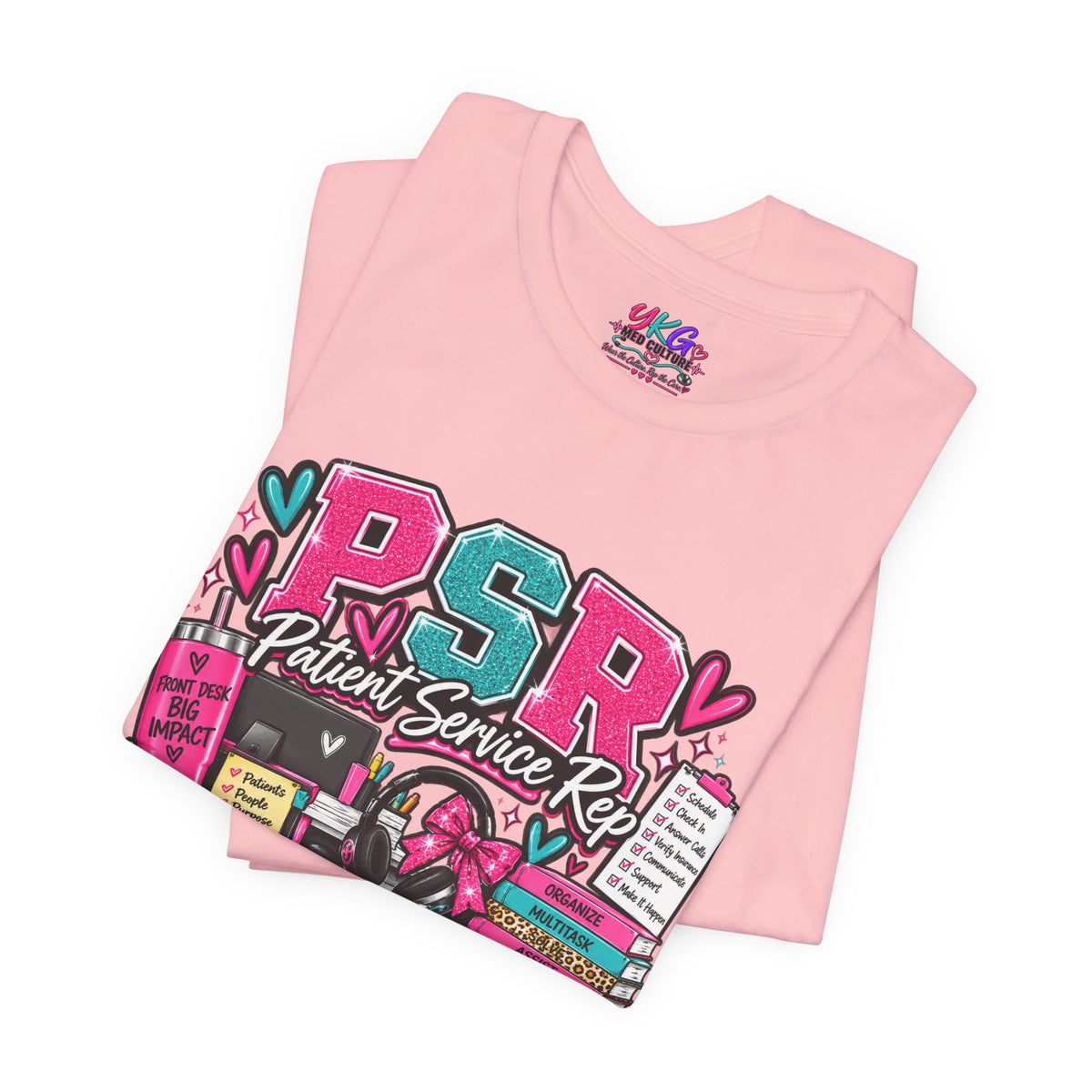 Patient Service Rep T‑Shirt — "More Than a Front Desk" Medical Receptionist Tee