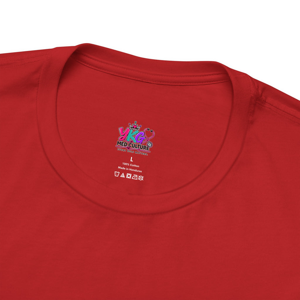 Pharmacy Tech T-Shirt – Colorful Heart & Pill Graphic Tee for Pharmacy Technicians