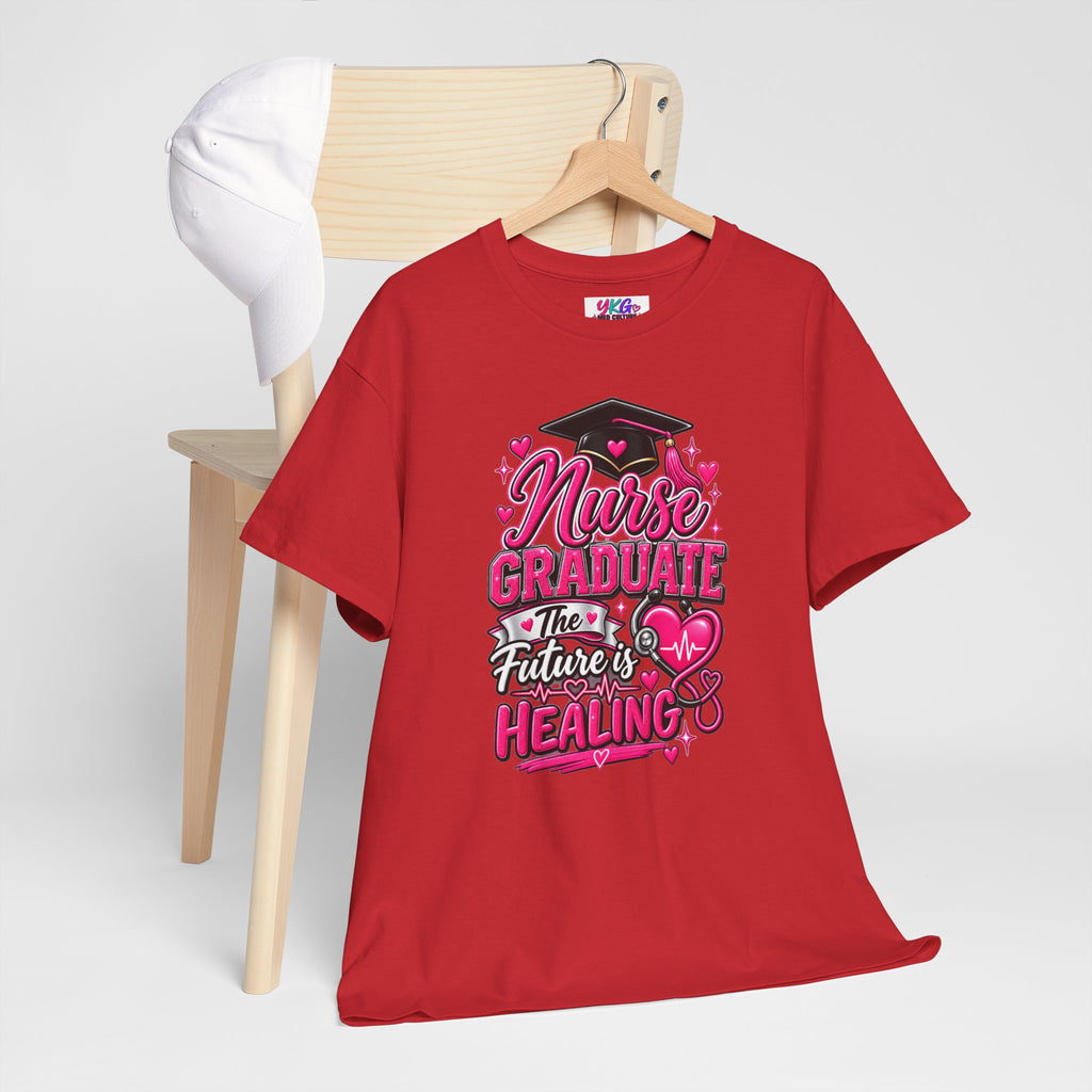 Nurse Graduate Tee – “The Future’s Healing” Graduation Nurse Shirt