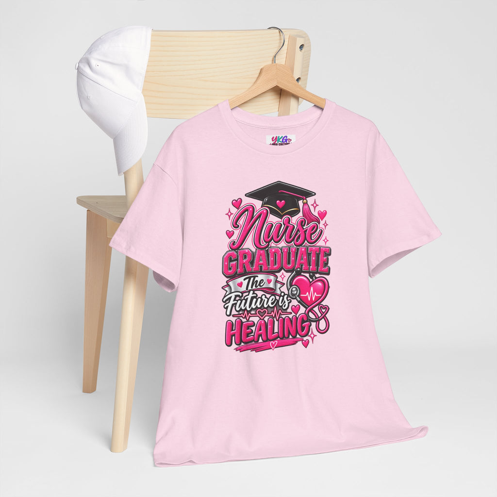 Nurse Graduate Tee – “The Future’s Healing” Graduation Nurse Shirt
