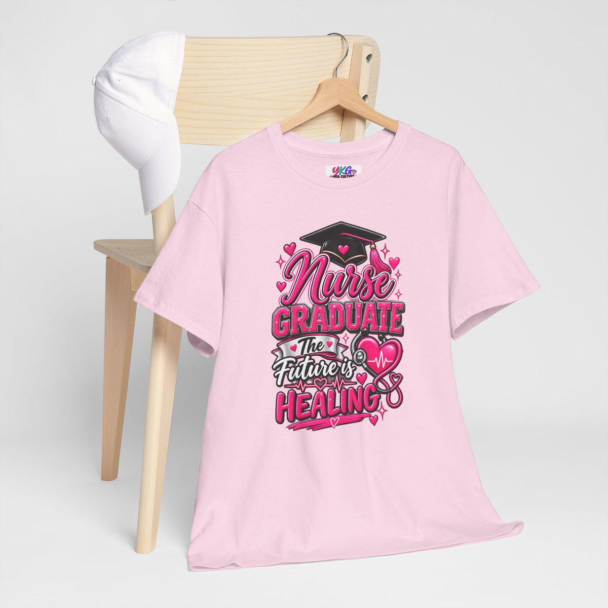 Nurse Graduate Tee – “The Future’s Healing” Graduation Nurse Shirt