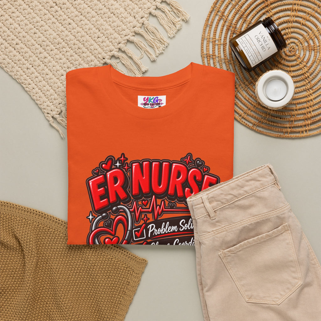 ER Nurse T-Shirt — "All Day Every Day" Proud Emergency RN Graphic Tee